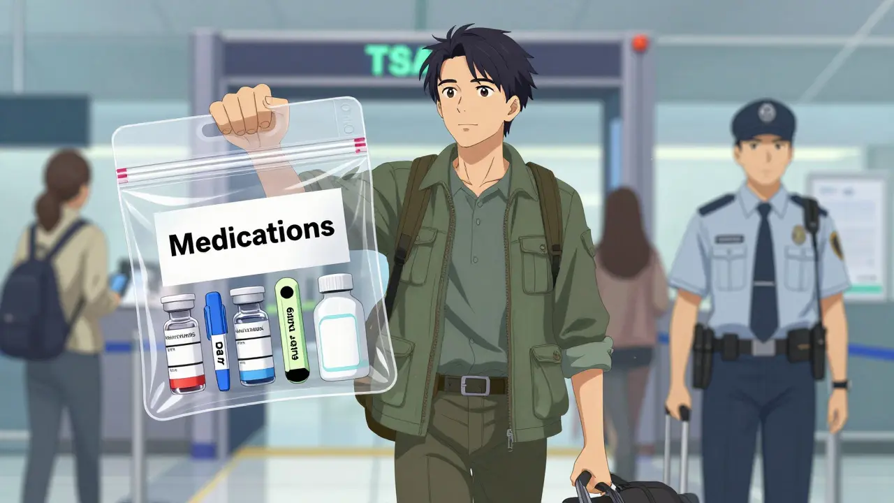 How to Clear Security with Liquid Medications and Supplies at Airports