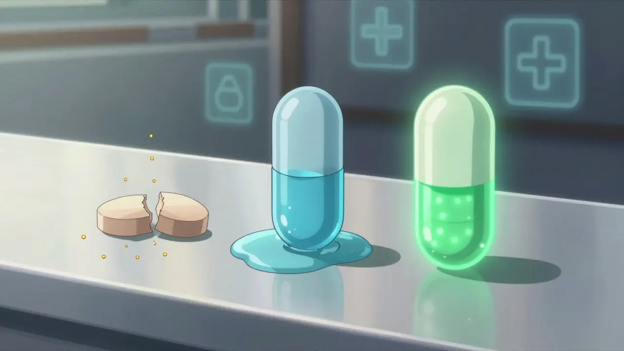 Tablets vs Capsules vs Extended-Release: Key Formulation Differences and Side Effects